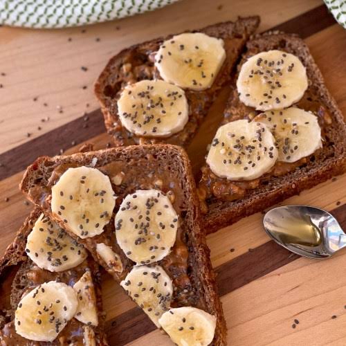Whole Grain Toast with Almond Butter