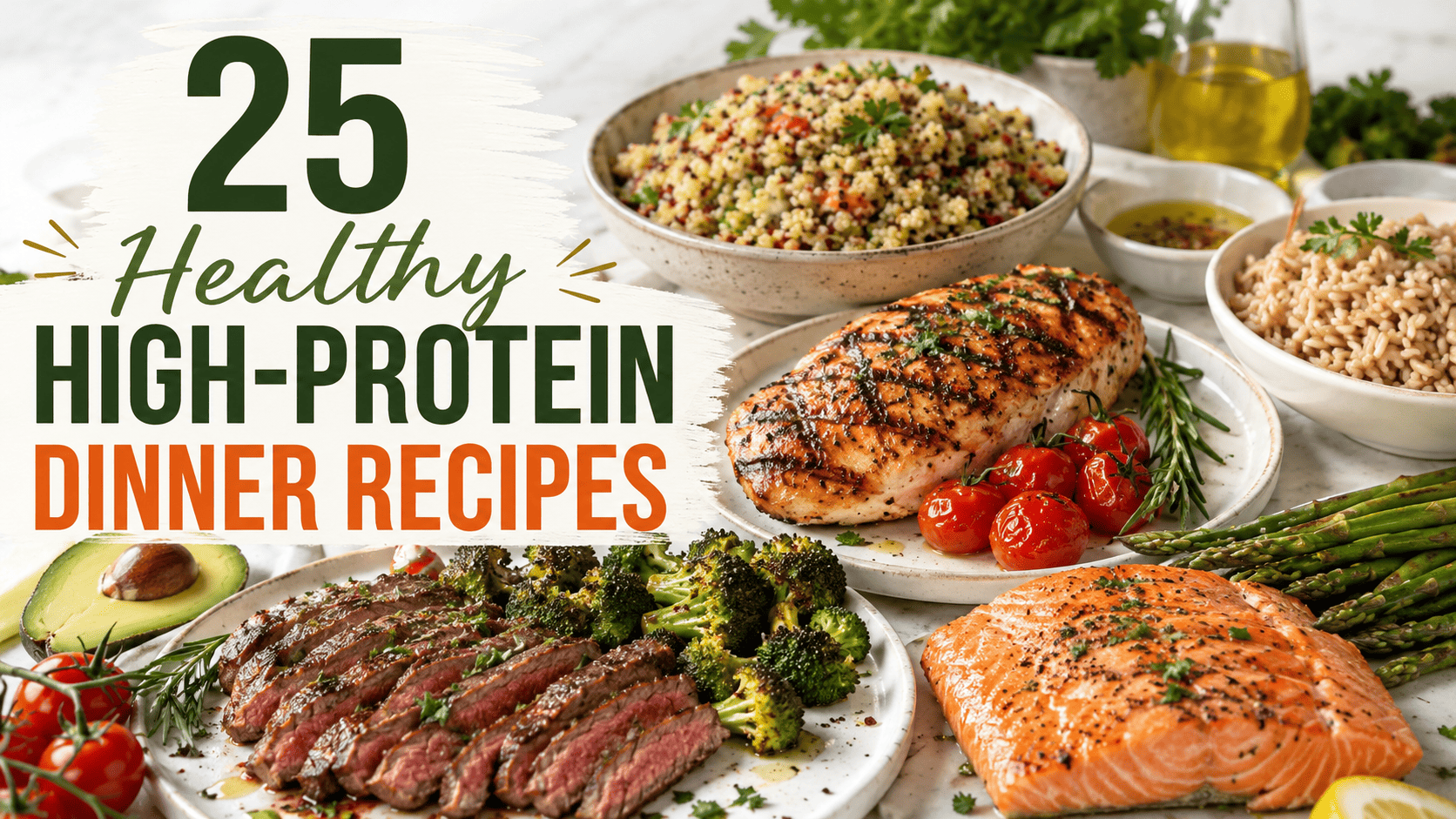 Healthy High-Protein Dinner Recipes | Easy & Healthy Meals