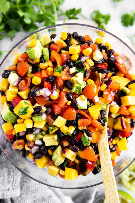 Mango Avocado Black Bean Salad