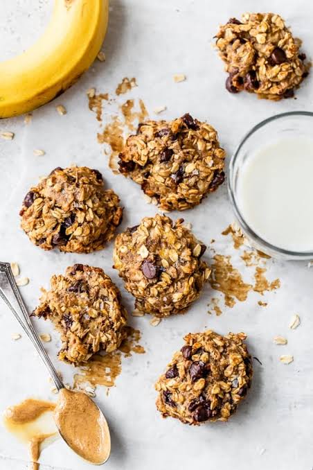 Banana Oat Protein Cookies