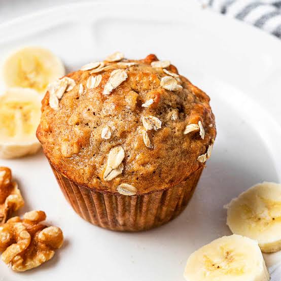 Banana Oat Breakfast Muffins