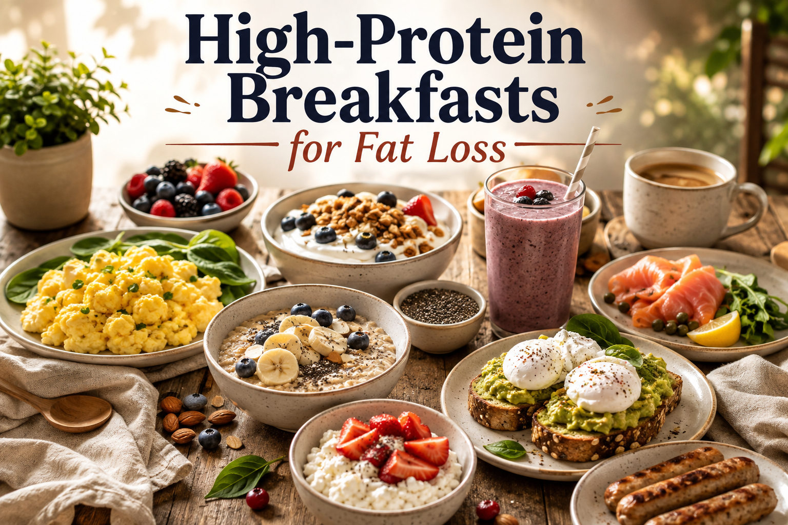 High-Protein Breakfasts for Fat Loss: 10 Healthy Ideas