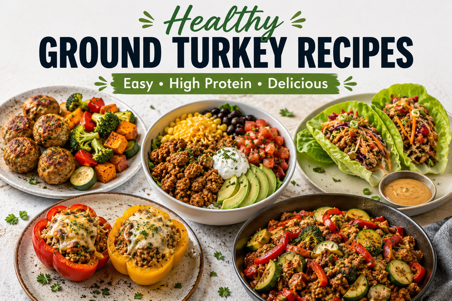 Healthy Ground Turkey Recipes: 10 Easy High-Protein Meals