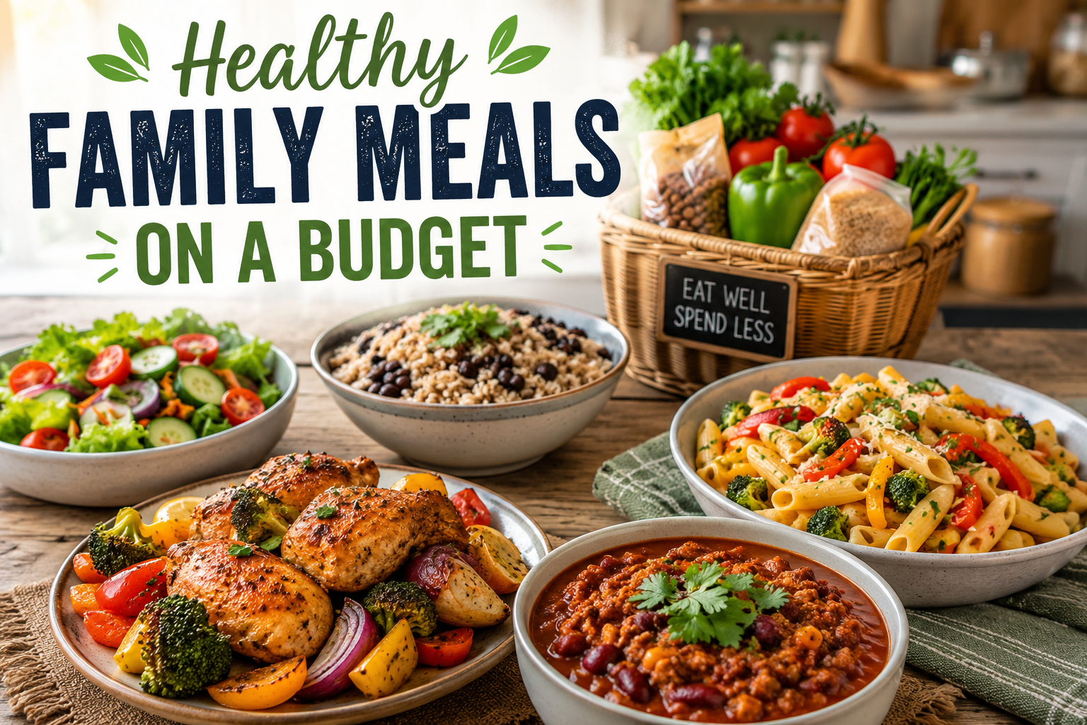 15 Healthy Family Meals on a Budget | Easy & Affordable