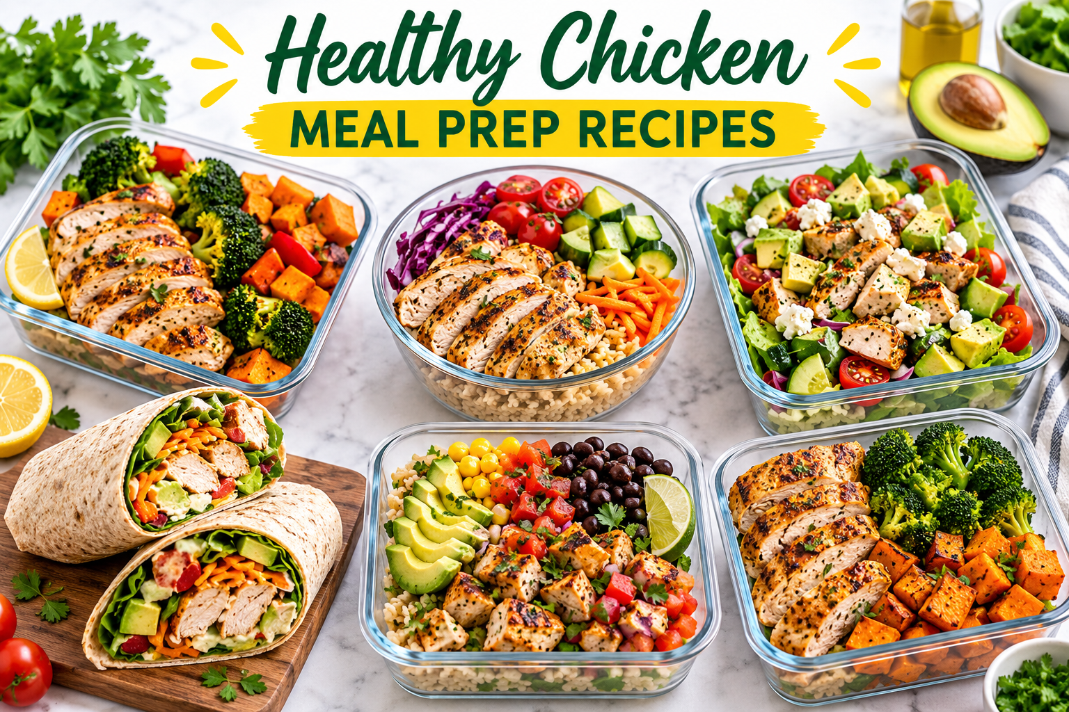 10 Healthy Chicken Meal Prep Recipes for Busy Weekdays