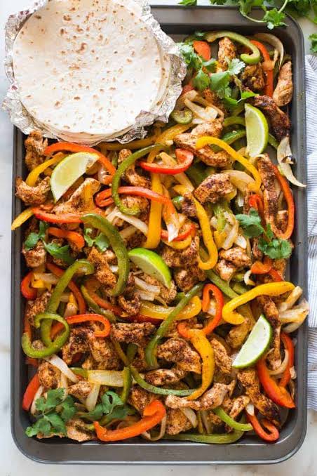 One-Pan Chicken Fajitas