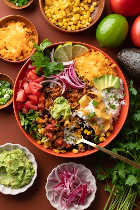 Healthy Turkey Taco Bowls