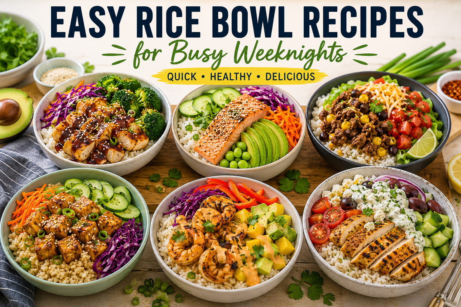 10 Easy Rice Bowl Recipes for Busy Weeknights