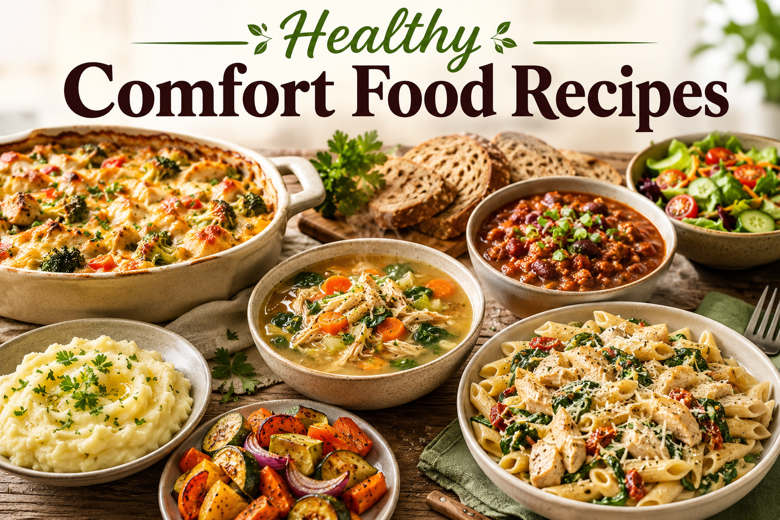 15 Healthy Comfort Food Recipes | Easy & Delicious Meals