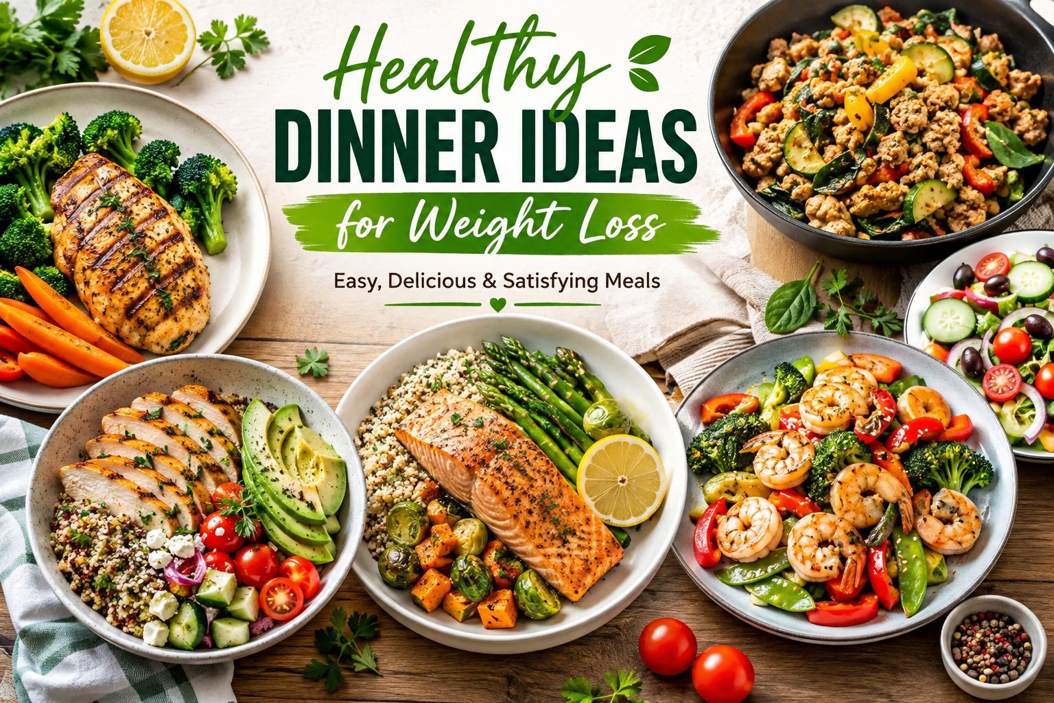15 Healthy Dinner Ideas for Weight Loss: Easy & Delicious Meals