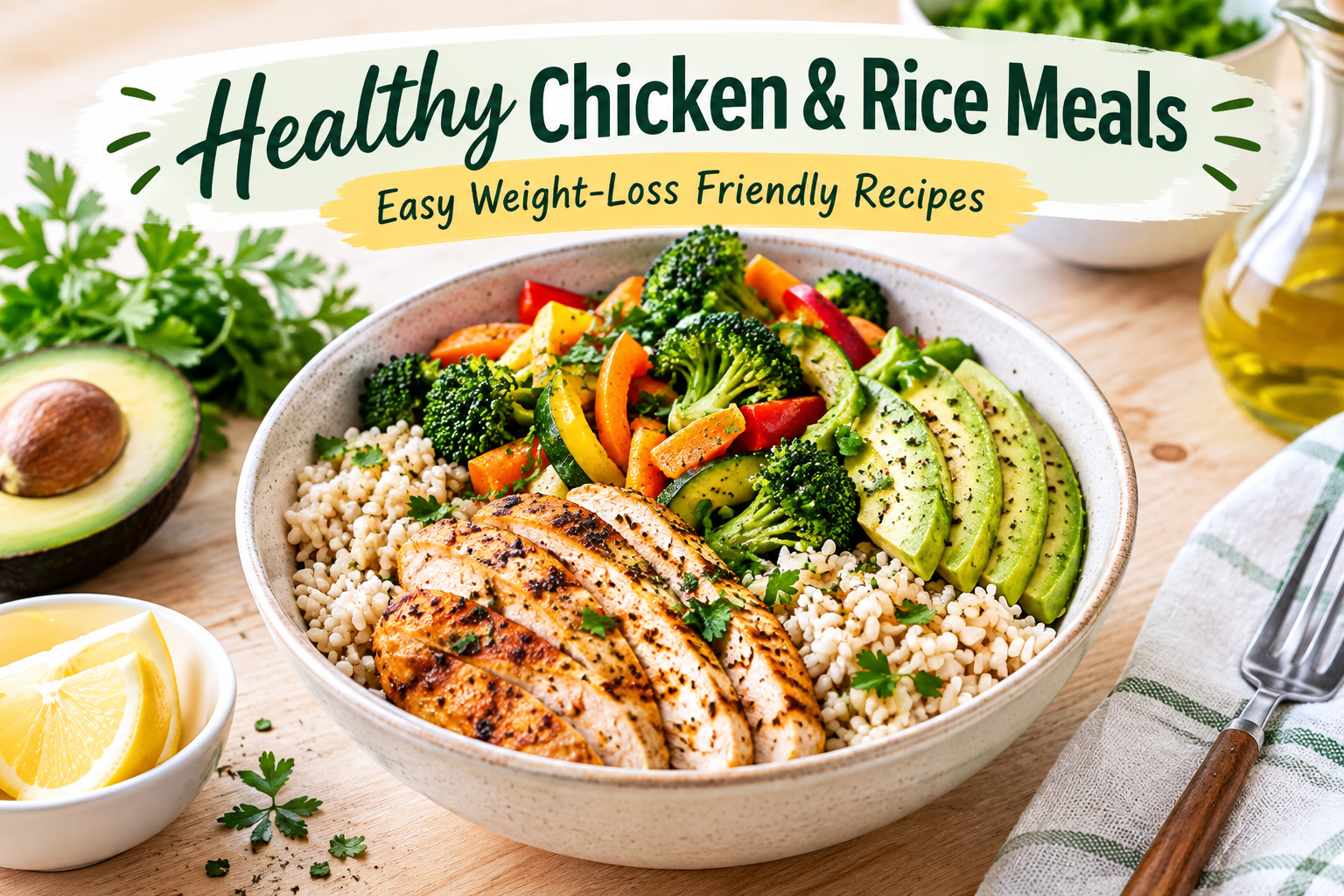 Healthy Chicken and Rice Meals for Weight Loss
