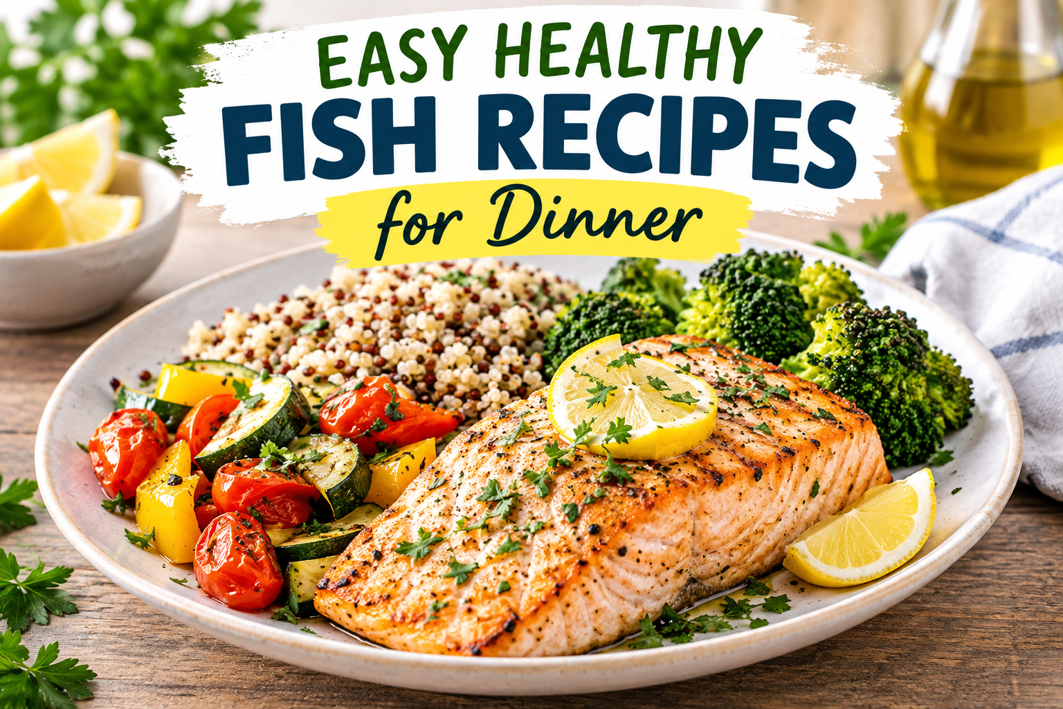 10 Easy Healthy Fish Recipes for Dinner | Quick Meals