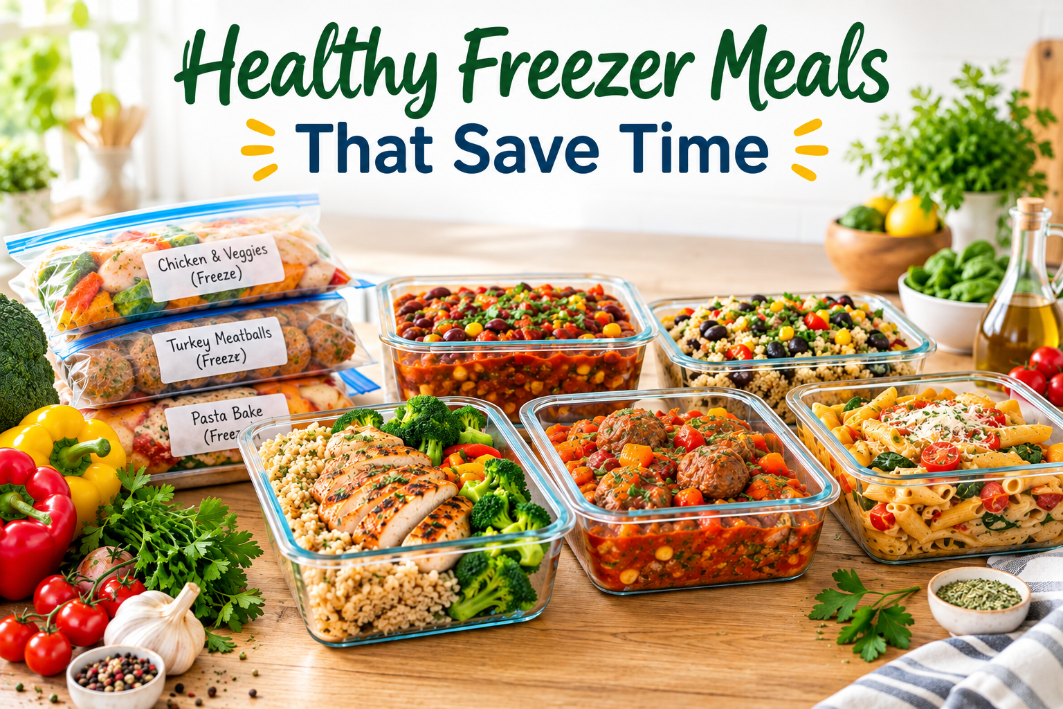 Healthy Freezer Meals That Save Time: 10 Easy Ideas
