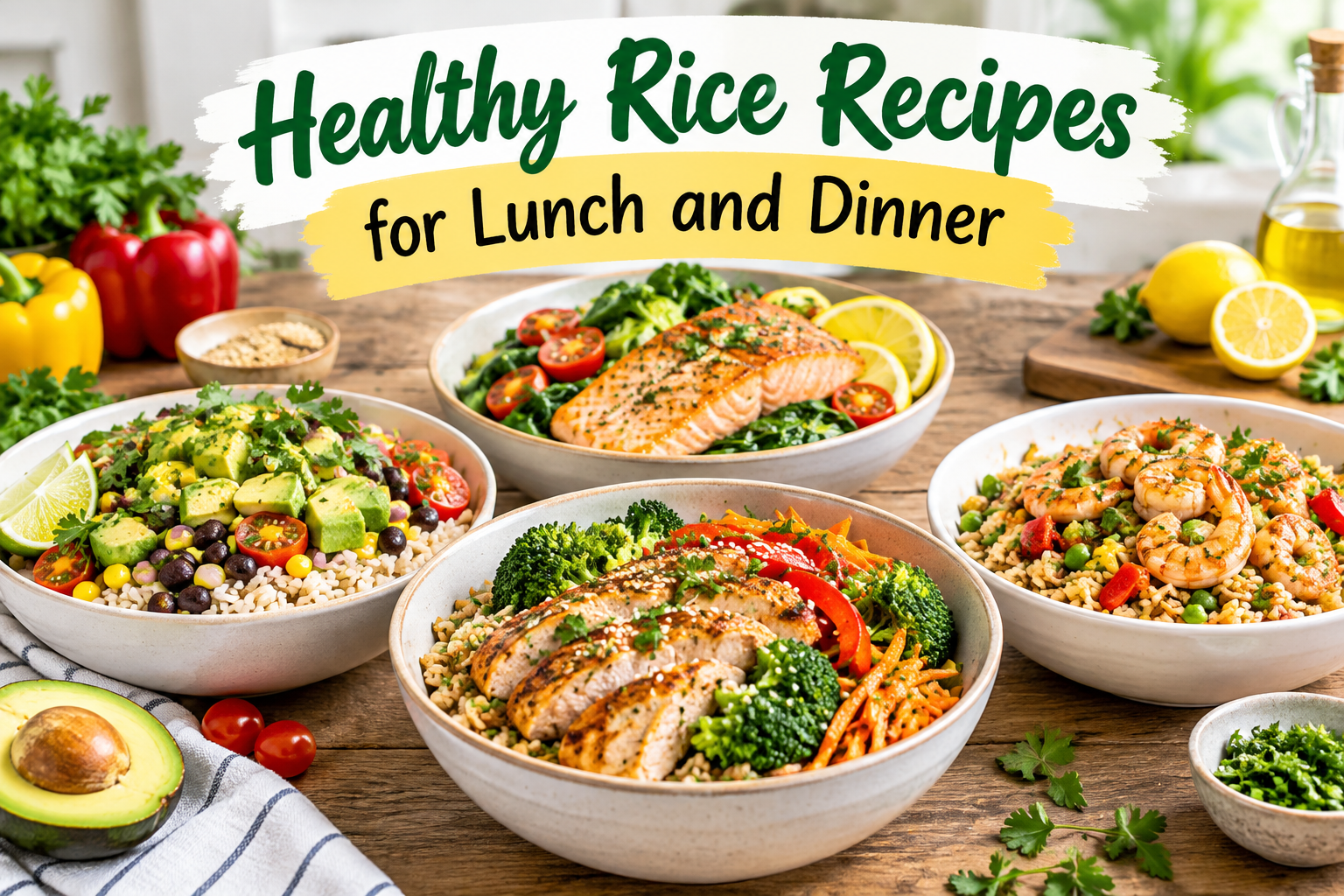 15 Healthy Rice Recipes for Lunch and Dinner