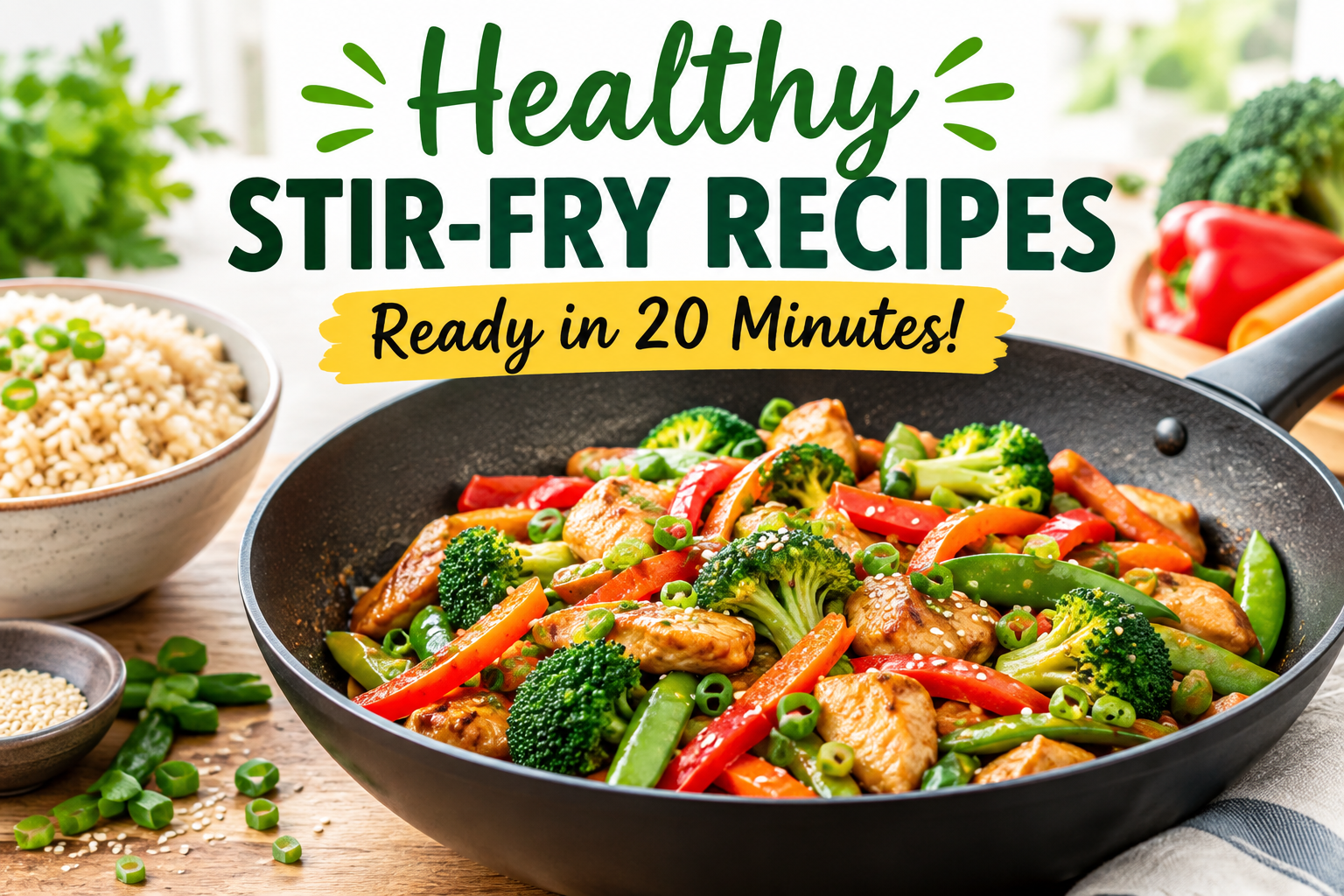 Healthy Stir-Fry Recipes Ready in 20 Minutes | Quick & Easy Healthy Dinners