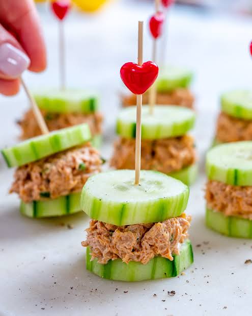 Tuna Cucumber Bites