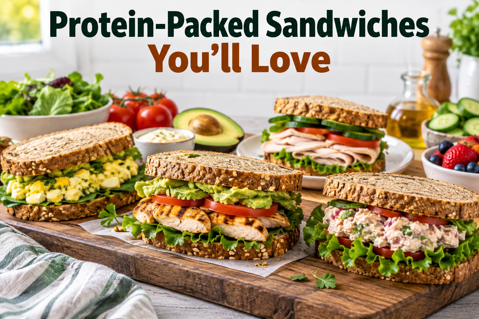 10 Protein-Packed Sandwiches You'll Love | Quick & Healthy