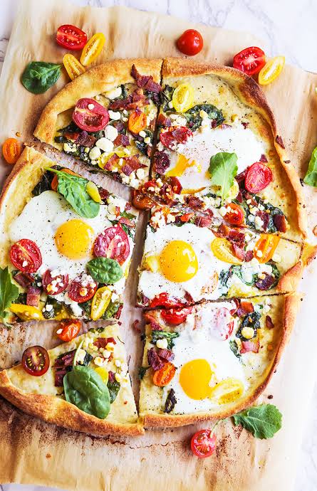 Healthy Breakfast Pizza