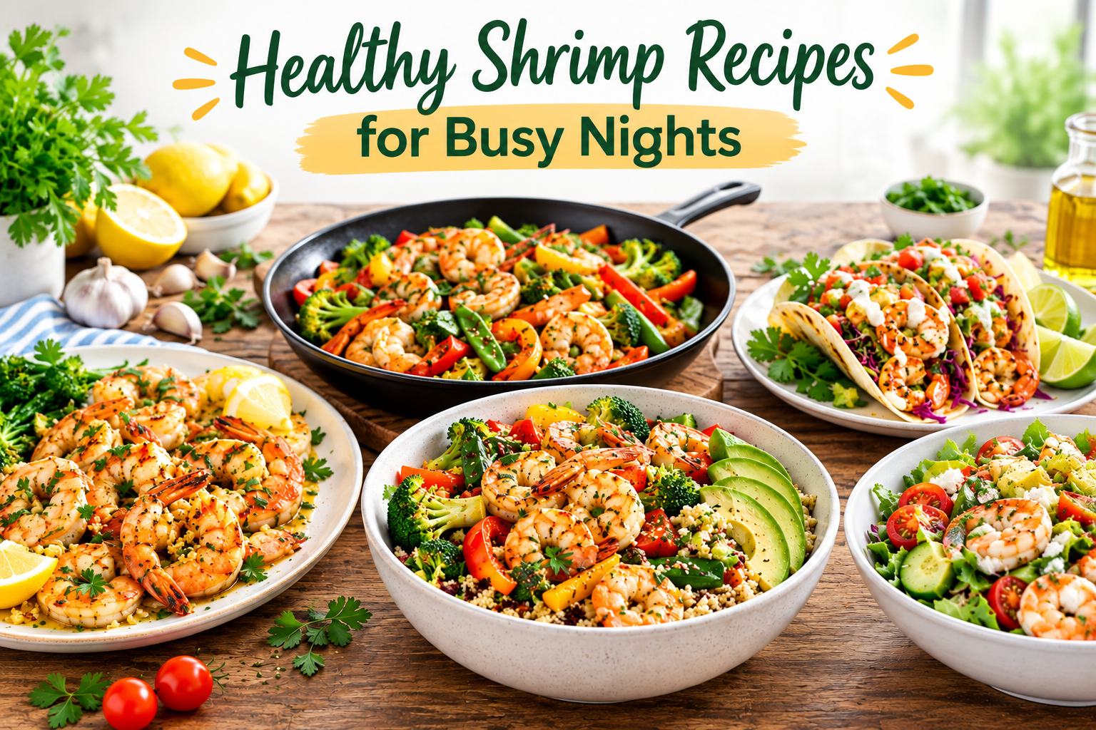 Healthy Shrimp Recipes for Busy Nights | Quick & Easy