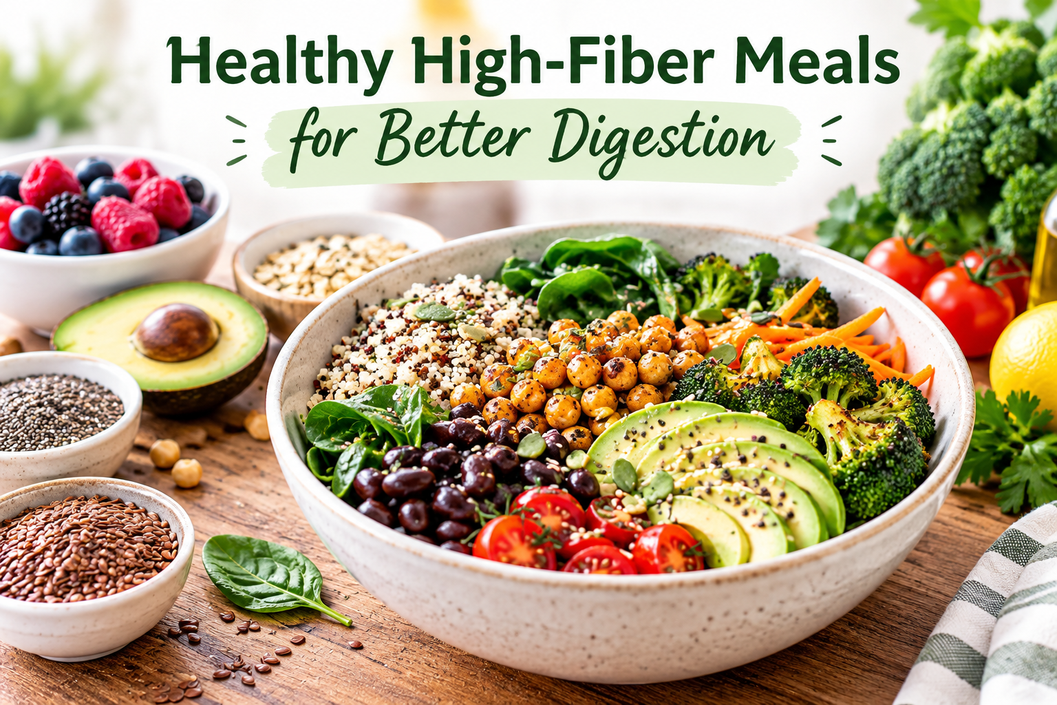 10 Healthy High-Fiber Meals for Better Digestion