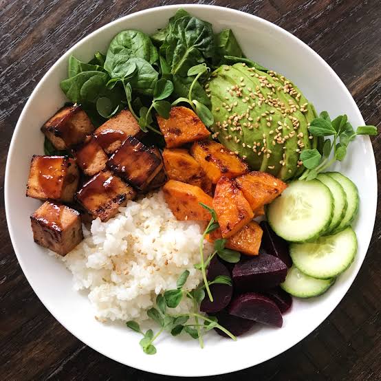 Easy Teriyaki Tofu Bowl