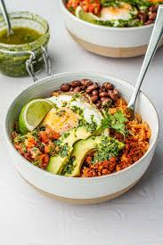 Healthy Breakfast Burrito Bowl